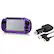 Front Standard. eForCity - Aluminum Case and Car Charger With USB Cable Bundle For Sony PlayStation Vita.