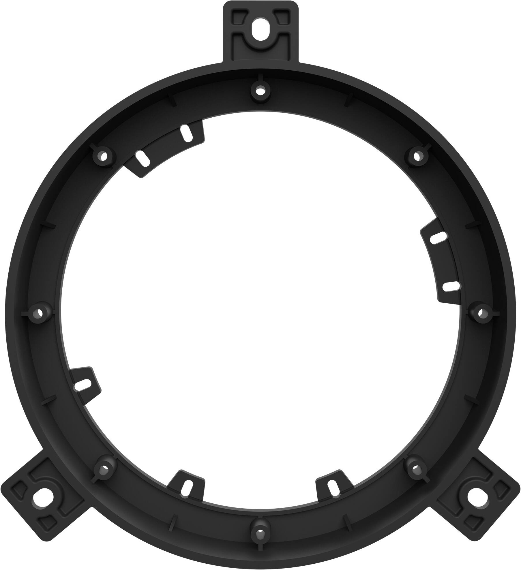 Back. Metra - Premium Speaker Adapter Plate for Select Saab Models 1994-2009 (2-Pack) - Black.