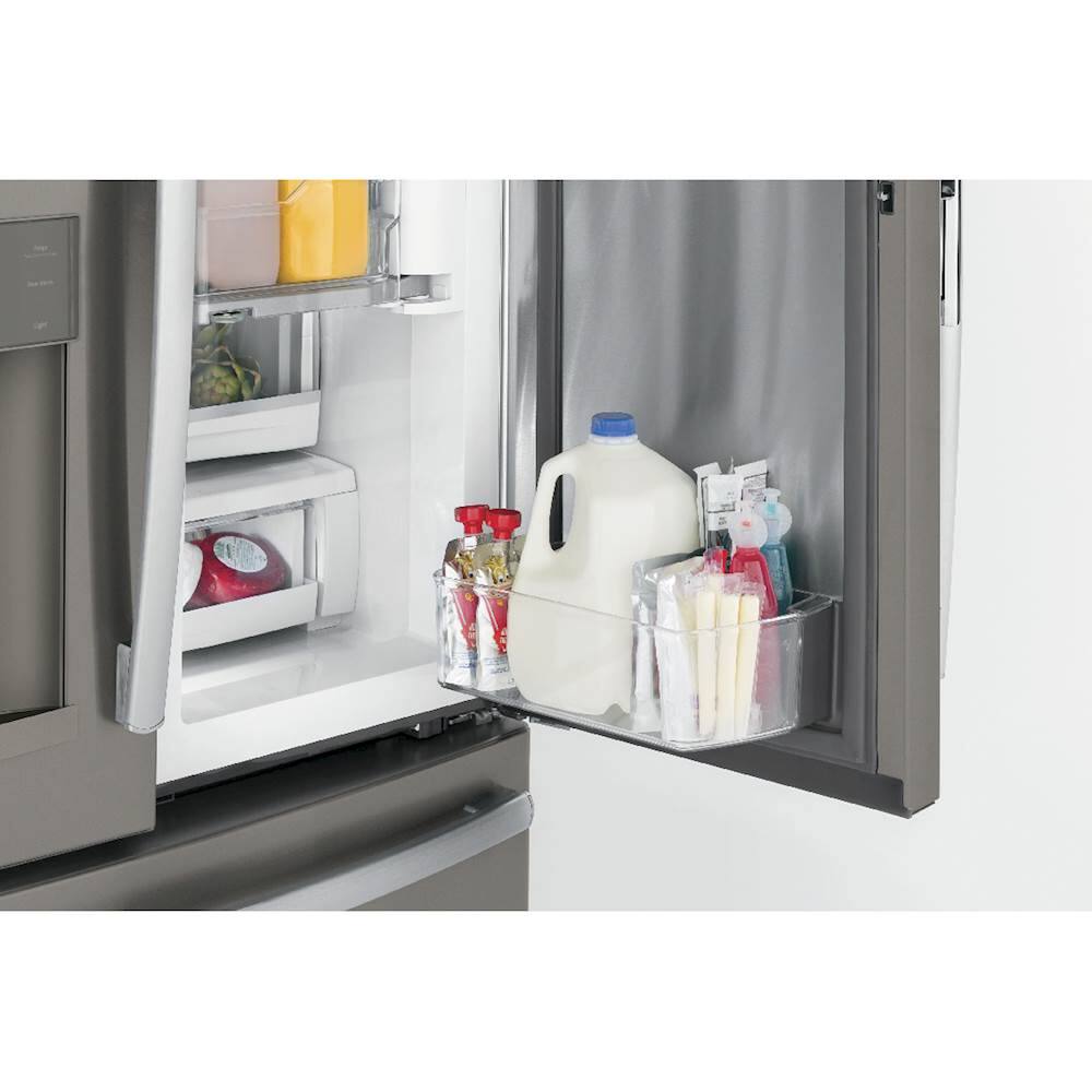 Alt View 15. GE - 27.7 Cu. Ft. French Door-in-Door Refrigerator with External Water & Ice Dispenser - Slate.