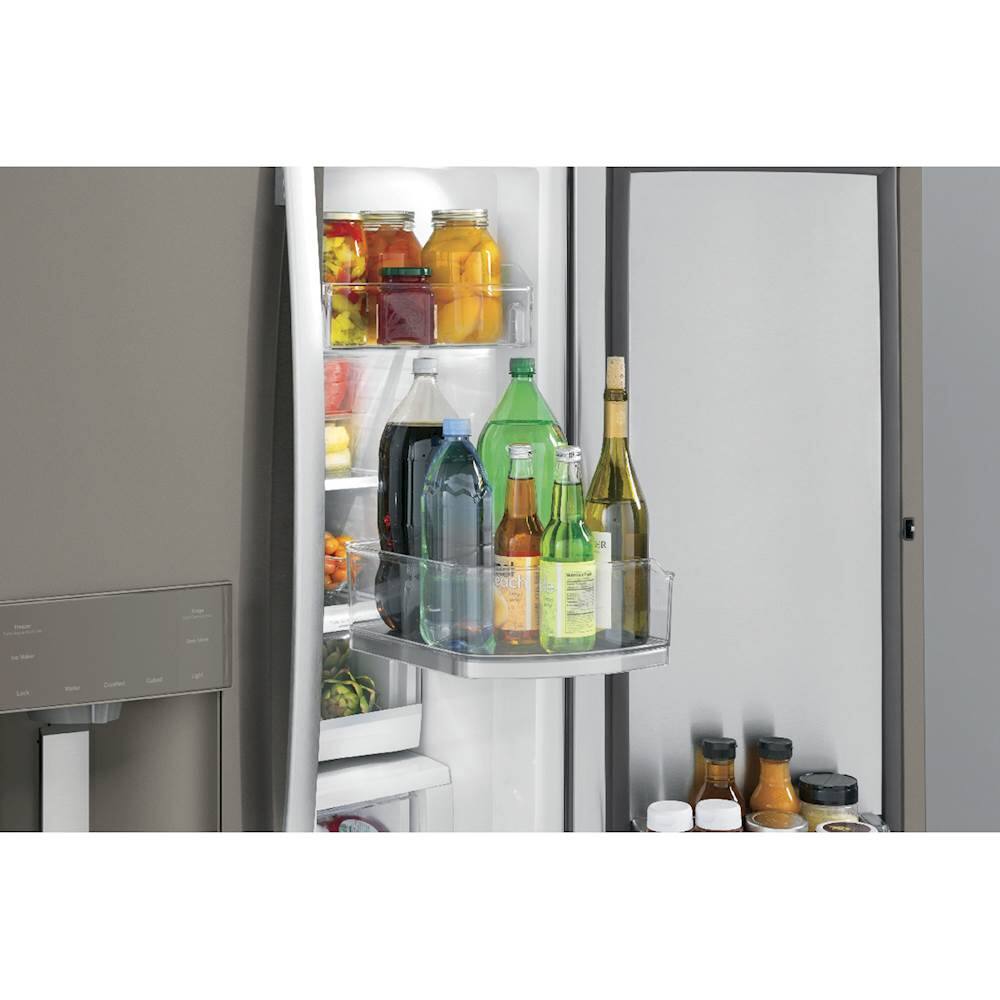 Alt View 16. GE - 27.7 Cu. Ft. French Door-in-Door Refrigerator with External Water & Ice Dispenser - Slate.