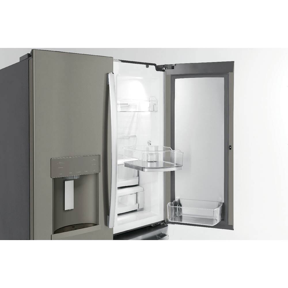 Alt View 17. GE - 27.7 Cu. Ft. French Door-in-Door Refrigerator with External Water & Ice Dispenser - Slate.