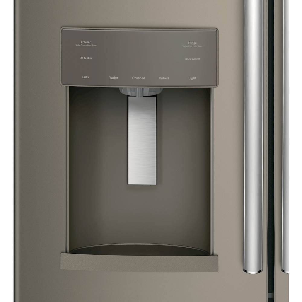 Alt View 18. GE - 27.7 Cu. Ft. French Door-in-Door Refrigerator with External Water & Ice Dispenser - Slate.