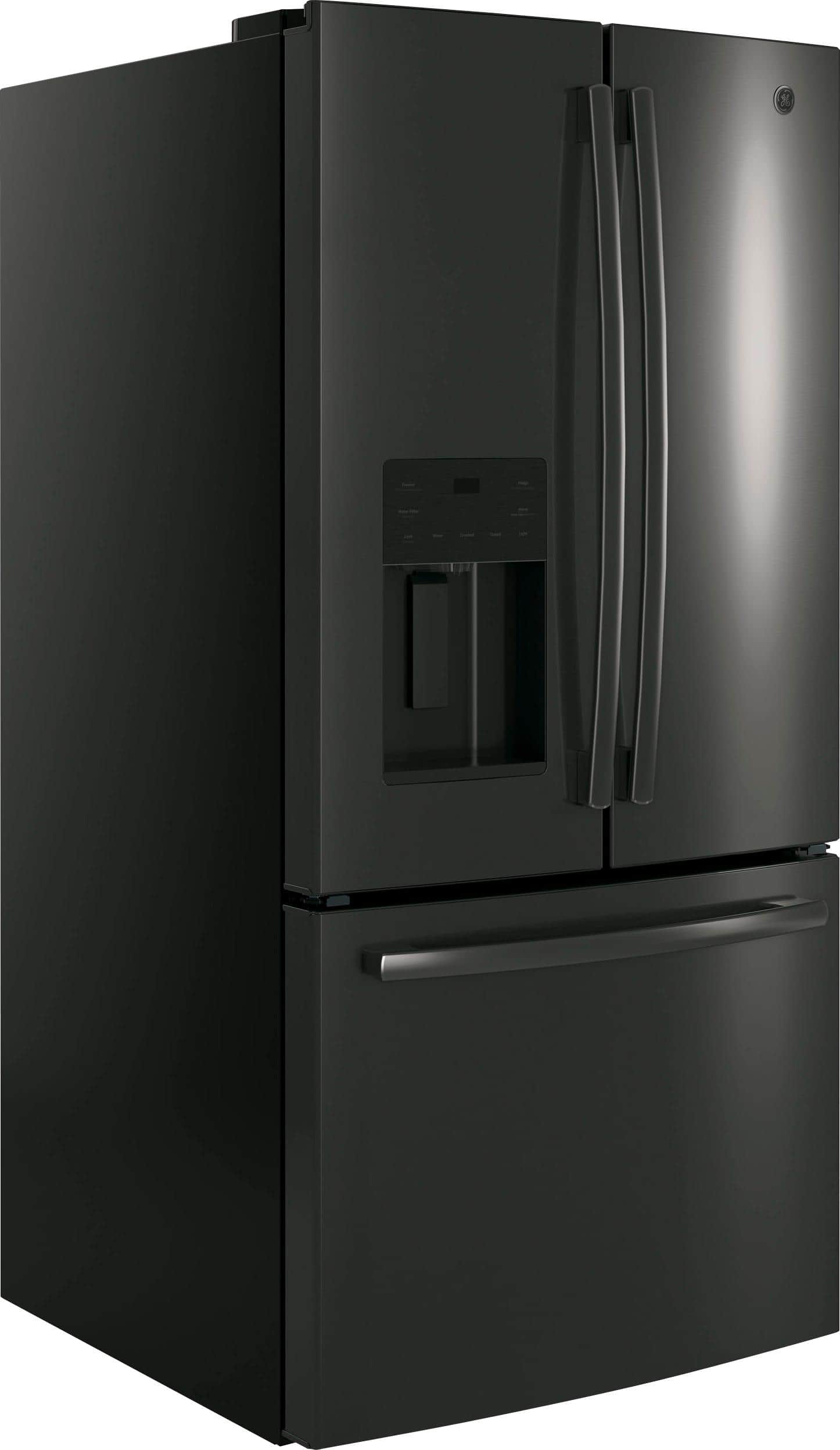 Angle. GE - 23.6 Cu. Ft. French Door Refrigerator.
