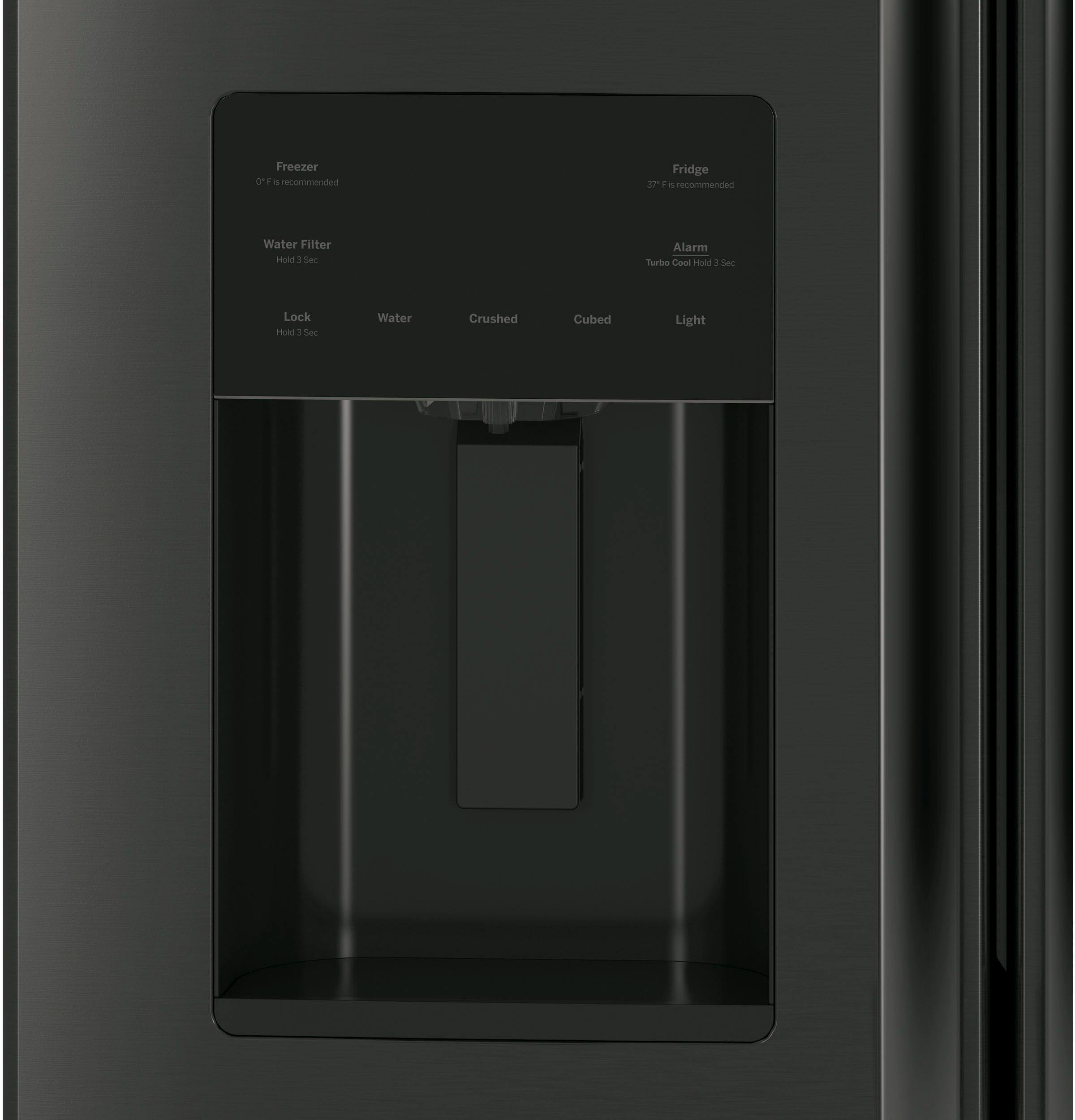 Alt View 4. GE - 23.6 Cu. Ft. French Door Refrigerator.