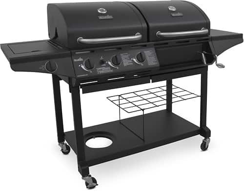 UPC 047362371454 product image for Char-Broil - Gas and Charcoal Grill - Black/Chrome | upcitemdb.com