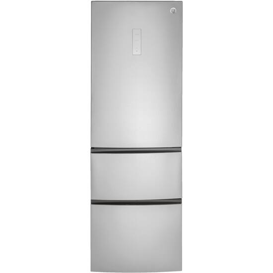 Ge 11 7 Cu Ft Bottom Freezer Counter Depth Refrigerator Stainless Steel Gle12hslss Best Buy