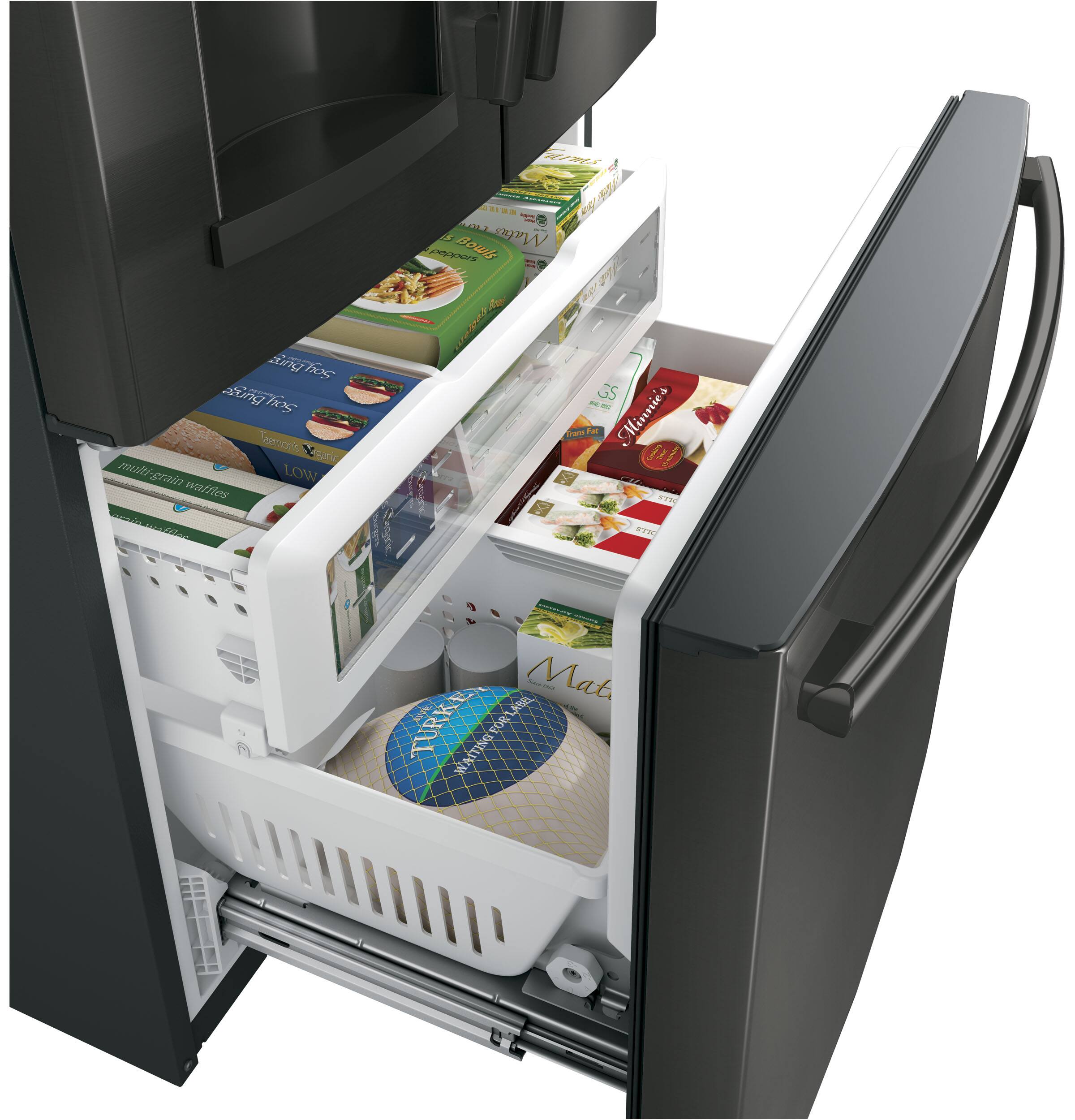 Alt View 15. GE - 27.8 Cu. Ft. French Door Refrigerator.