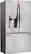 Angle. LG - 27.9 Cu. Ft. French Door Smart Refrigerator with External Tall Ice and Water Dispenser - Stainless Steel.