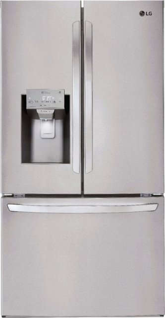Image result for 7. LG- 27.9 French Door Smart Wi-Fi Enabled Refrigerator.