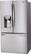 Left. LG - 27.9 Cu. Ft. French Door Smart Refrigerator with External Tall Ice and Water Dispenser - Stainless Steel.