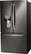 Left. LG - 27.9 Cu. Ft. French Door Smart Refrigerator with External Tall Ice and Water Dispenser - Black Stainless Steel.