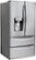 Angle Zoom. LG - 27.8 Cu. Ft. 4-Door French Door Smart Refrigerator with Smart Cooling System - Stainless steel.