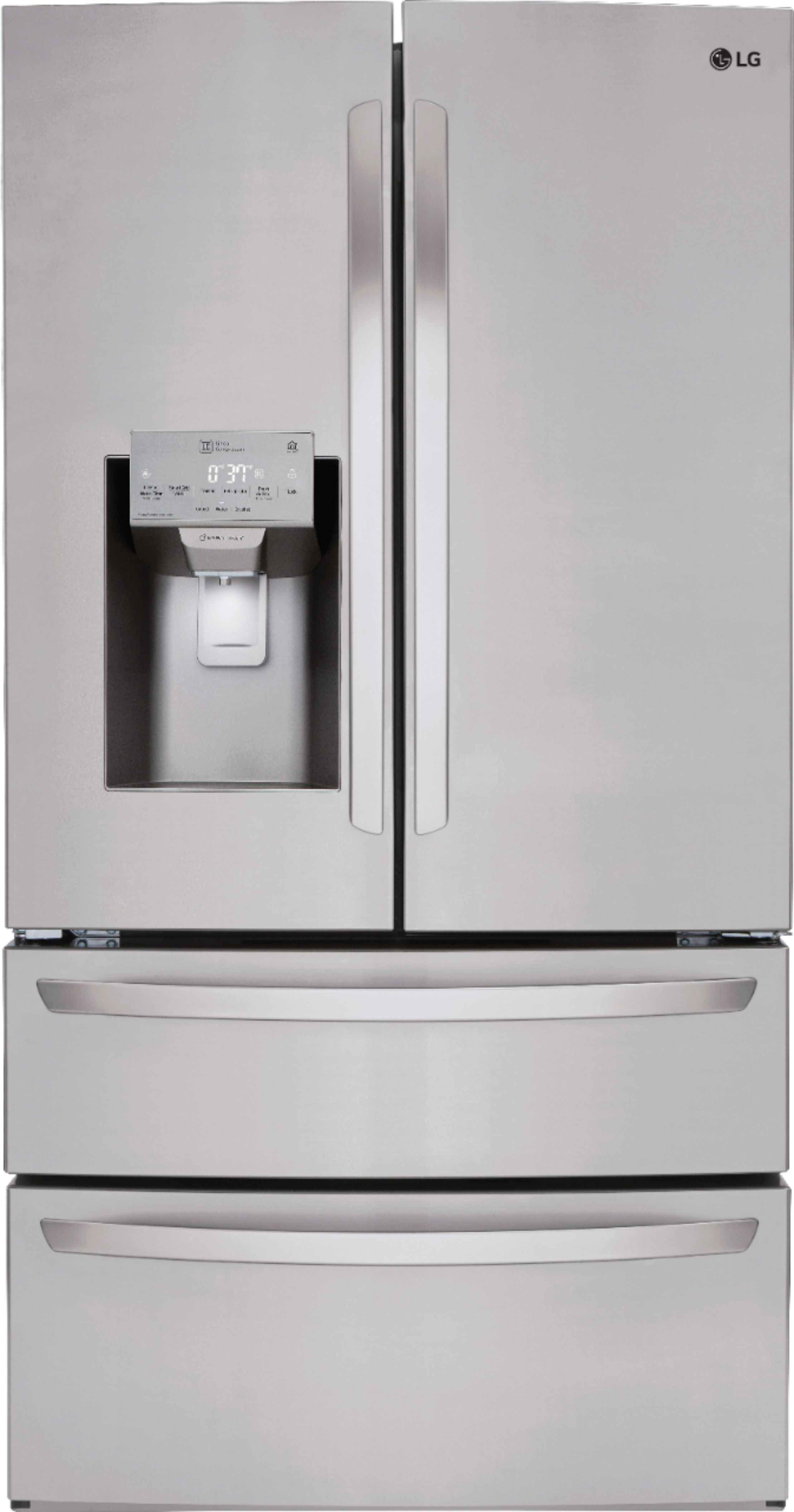 LG LMXS28626S 28 Cu. ft. 4-Door French Door Refrigerator - Stainless Steel