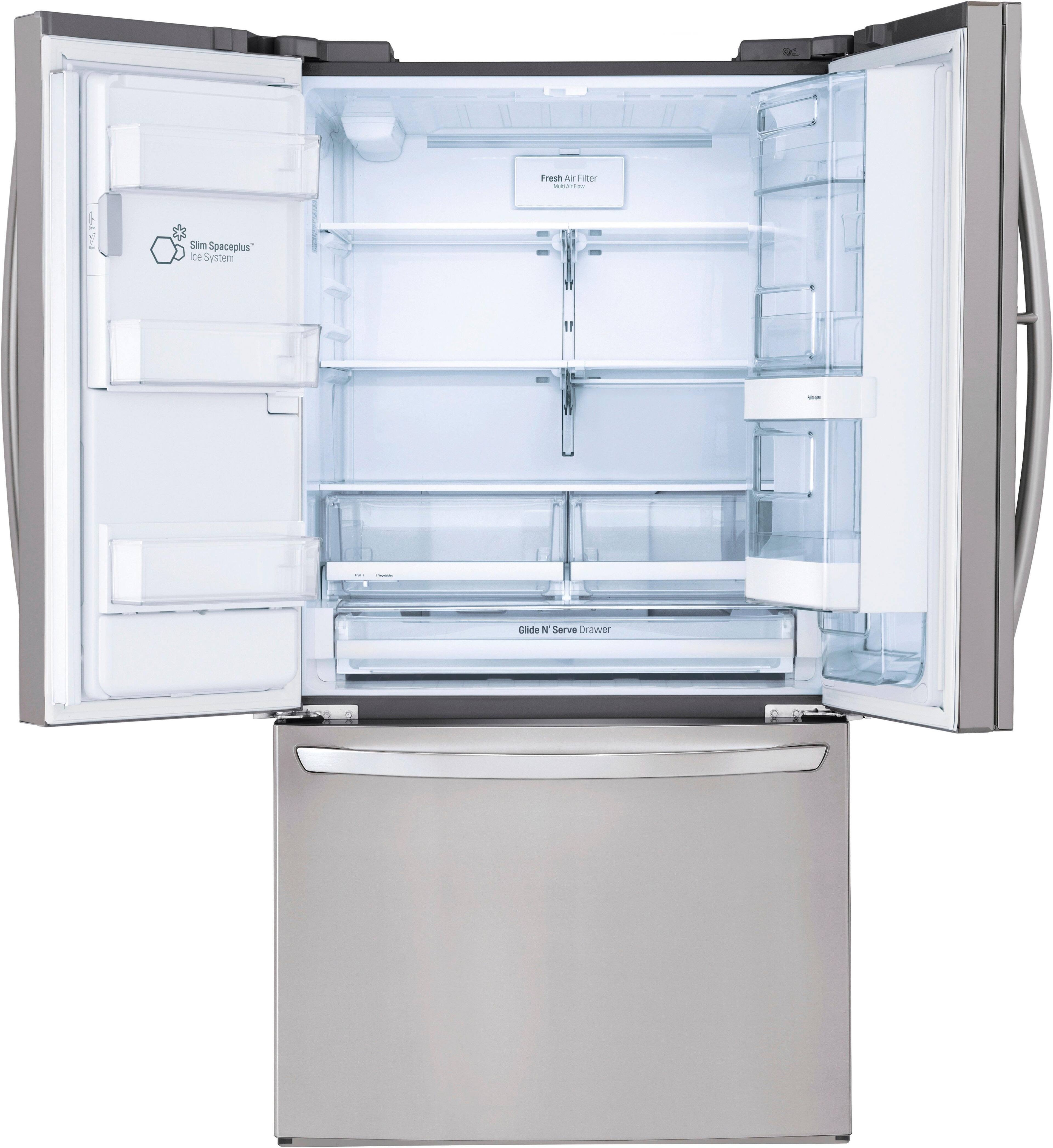 Customer Reviews LG 27.7 Cu. Ft. French DoorinDoor Smart WiFi