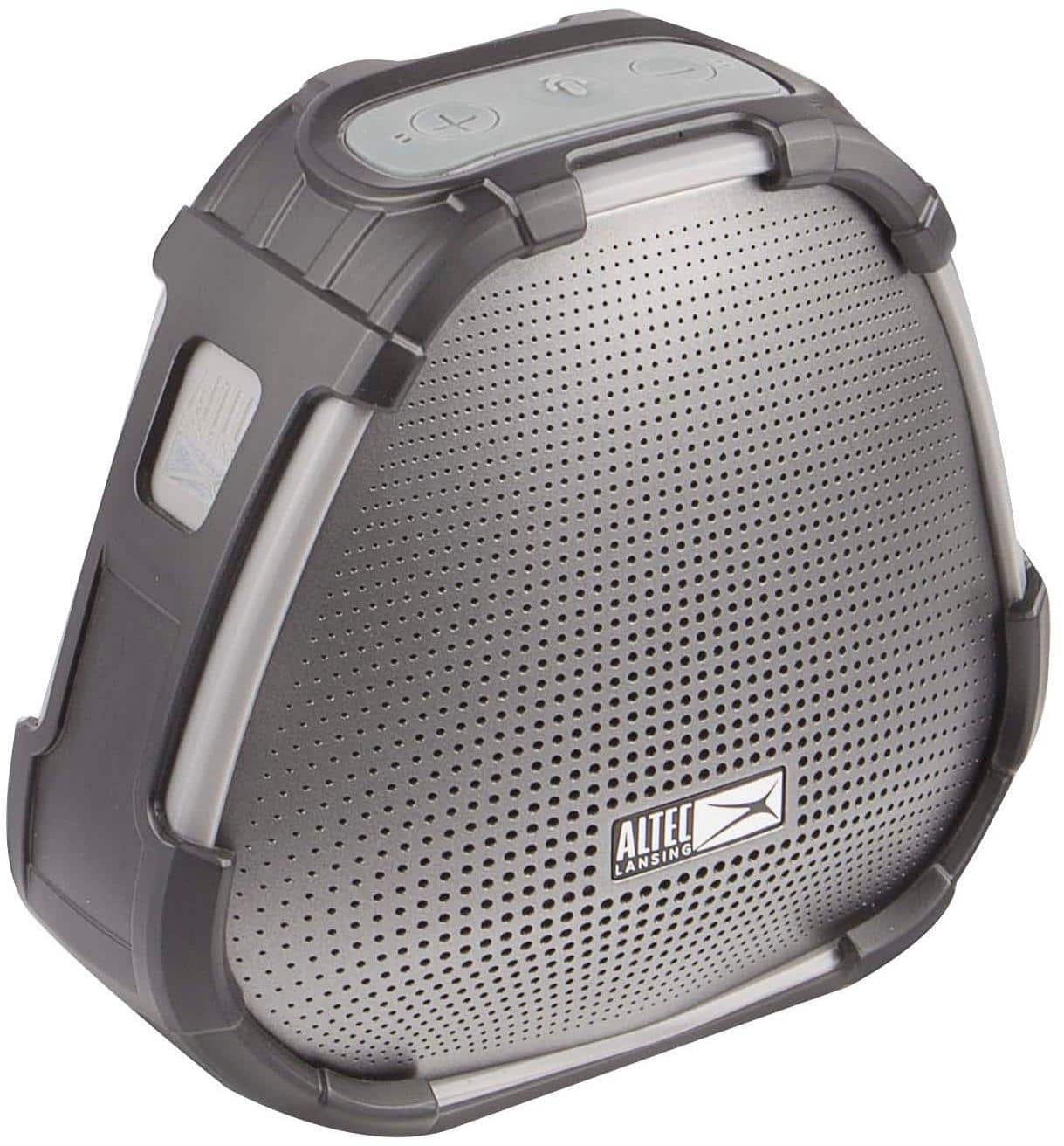 Alt View 13. Altec Lansing - VersA Smart Portable Bluetooth Speaker with Alexa - Black/Silver.