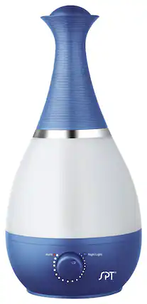 Front. SPT - Ultrasonic 0.6 Gal. Cool Mist Humidifier - Royal Blue.