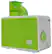 Front. SPT - Cool Mist Personal Humidifier - Green/White.