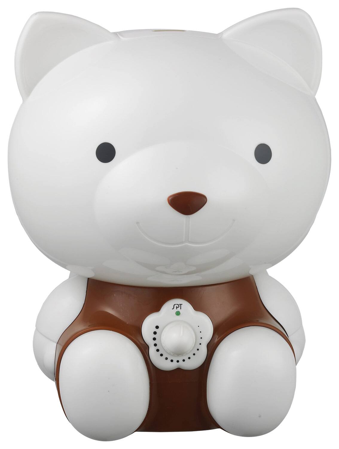 Front. SPT - Cute Animal Series 0.5 Gal. Cool Mist Ultrasonic Humidifier - White/Brown.