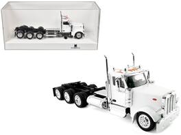 HO Logistics Replicas - Peterbilt 589 3-Axel Day Cab White 1/87 (HO) Scale Plastic Model Car by HO Logistics