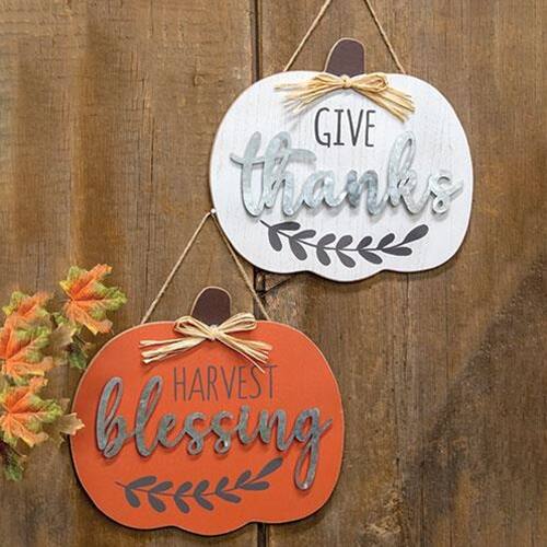 GIVE thanks  
HARVEST blessing