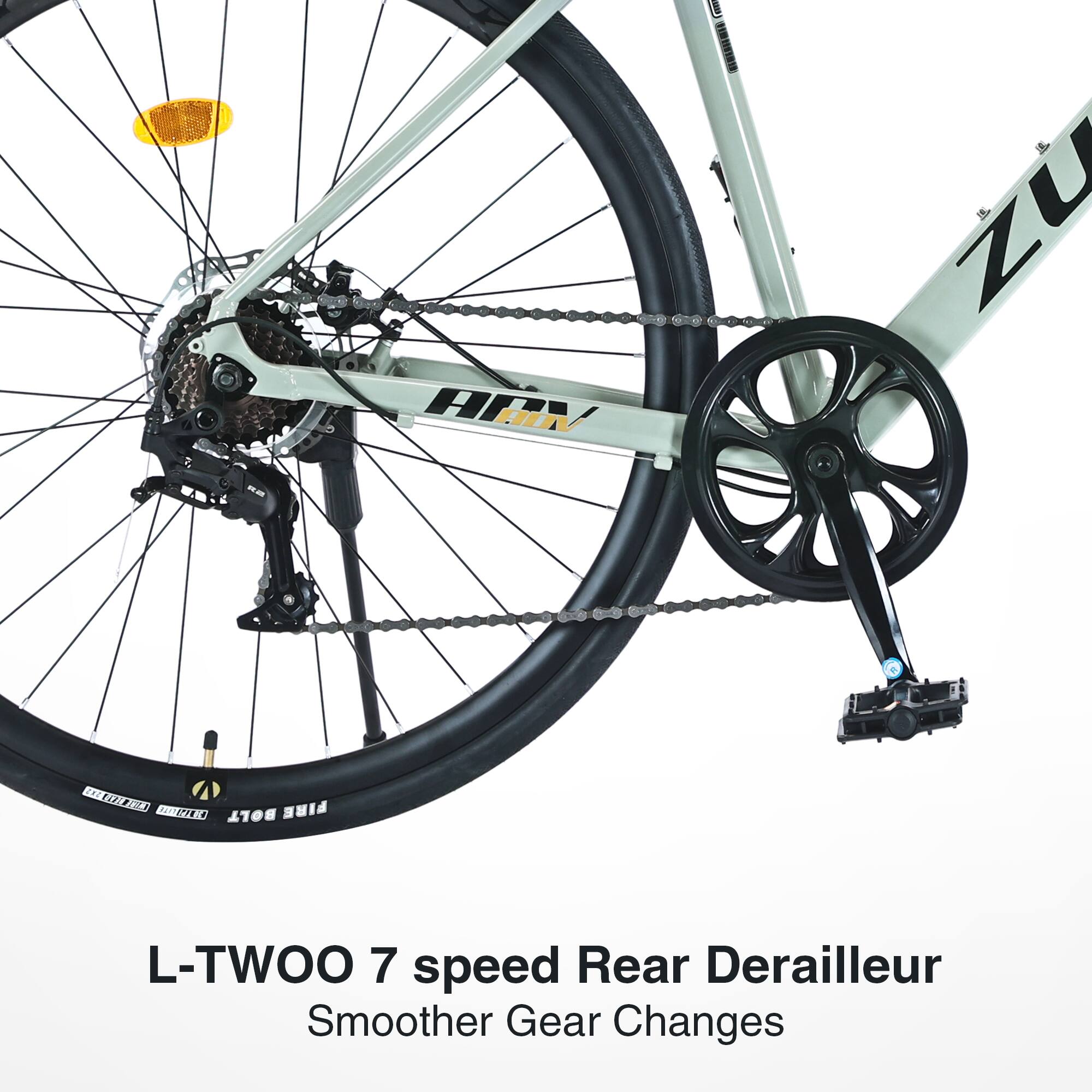 L-TWOO 7 speed Rear Derailleur  
Smoother Gear Changes