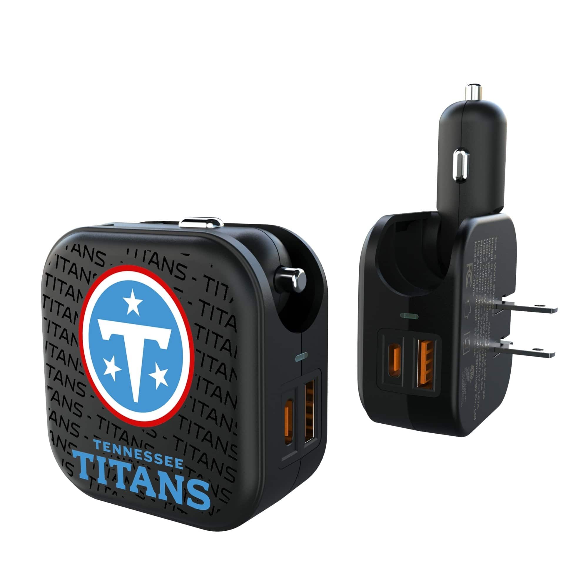 Keyscaper - Tennessee Titans Team Logo Dual Port USB Car & Home Charger - Multicolor price history on PriceWatchPro