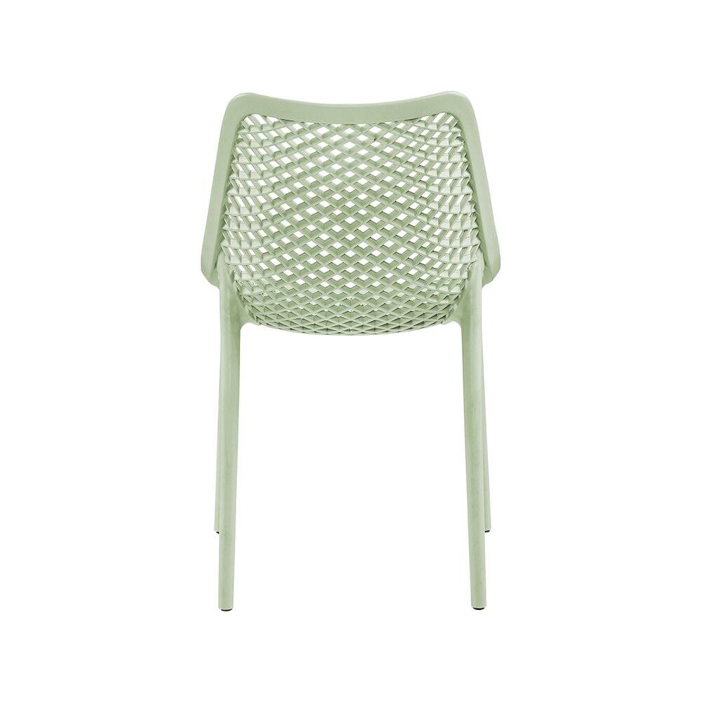 Left. Meridian Furniture - Mykonos Mint Outdoor Patio Dining Chair, Set of 4 - Mint.