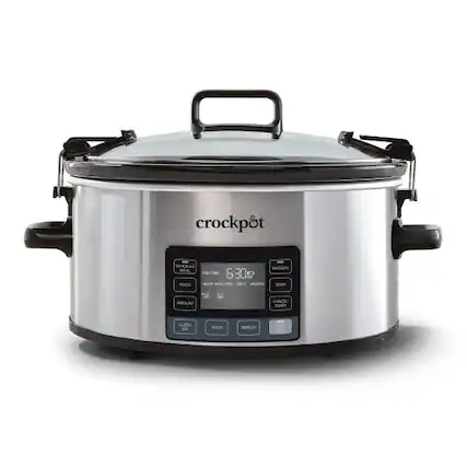 crockpot SCHEDULES MEAL FOOD MANAGEMENT END 630s MEAT #POULTRY SOUP VEGGIES TEMPERATURE AMOUNT CANCEL TIMER CLOCK SET HOUR MINUTE