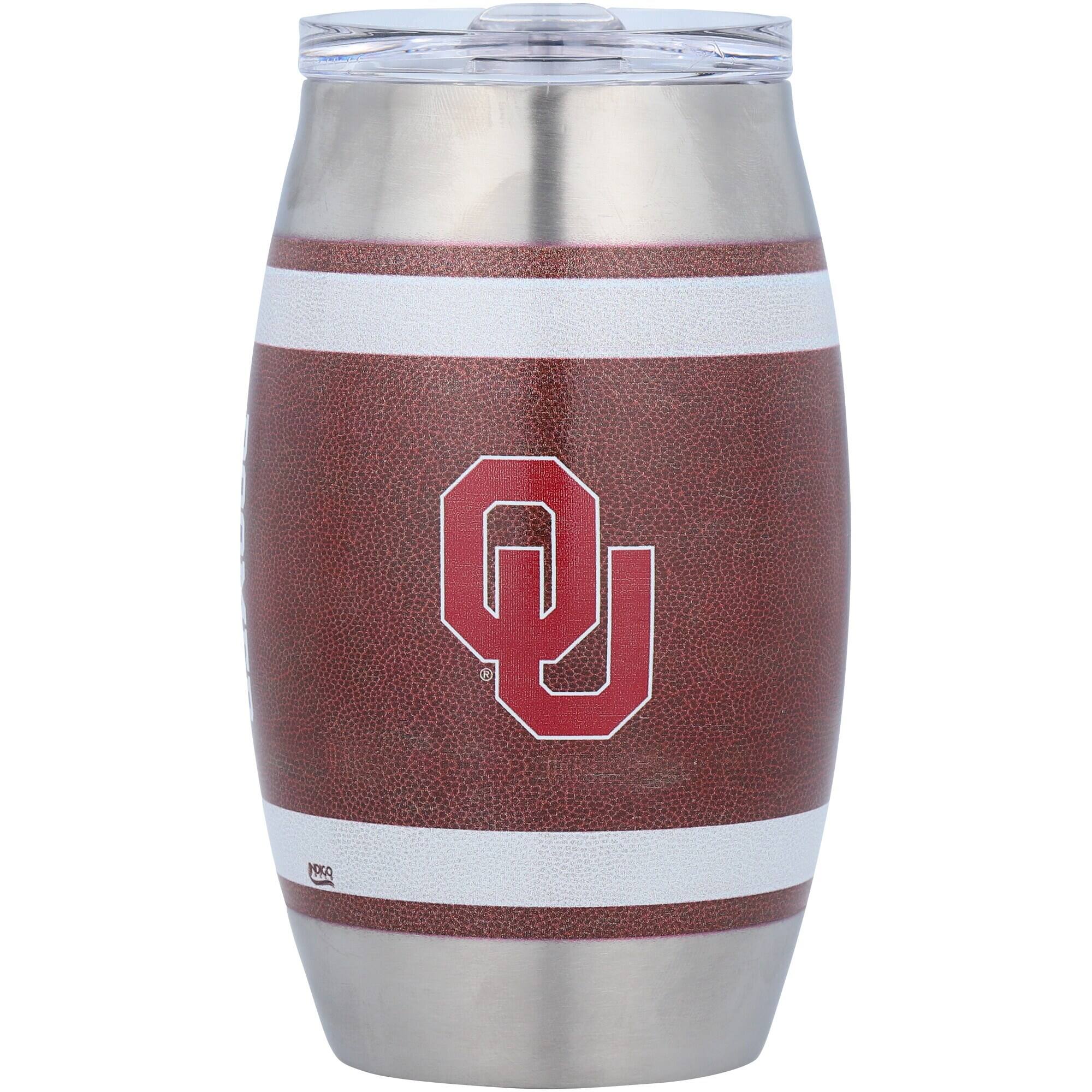 Alt View 2. Indigo Falls - Oklahoma Sooners 15oz. Football Tumbler - Multicolor.