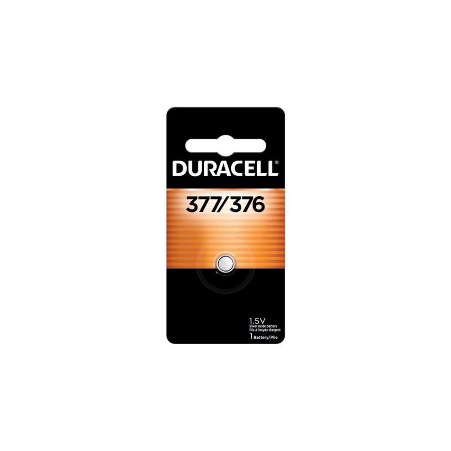 DURACELL 377/376 1.5V Silver button battery 1 Battery/Pile