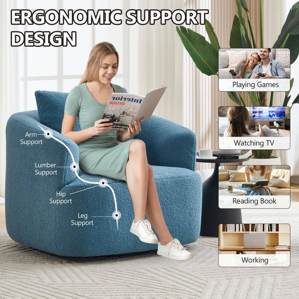 ERGONOMIC SUPPORT DESIGN

Arm Support  
Lumber Support  
Hip Support  
Leg Support

Playing Games  
Watching TV  
Reading Book  
Working