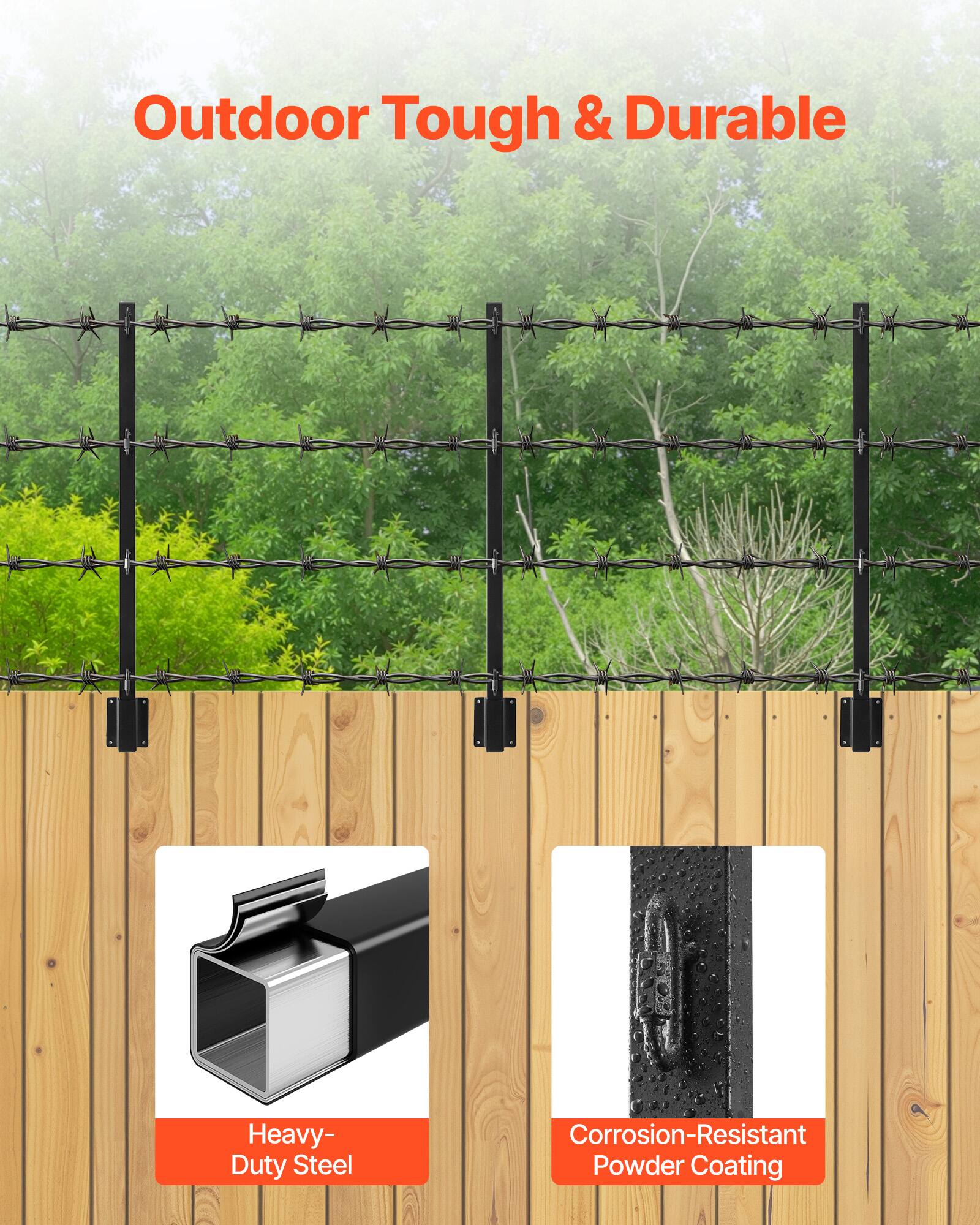 Outdoor Tough & Durable

Heavy-Duty Steel

Corrosion-Resistant Powder Coating
