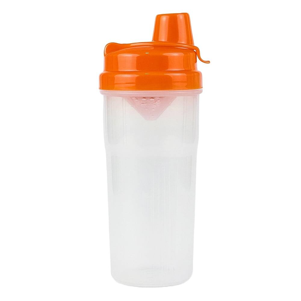Amber Sporting Goods - Mini Shaker Glass with Cap, 1 Count - Orange