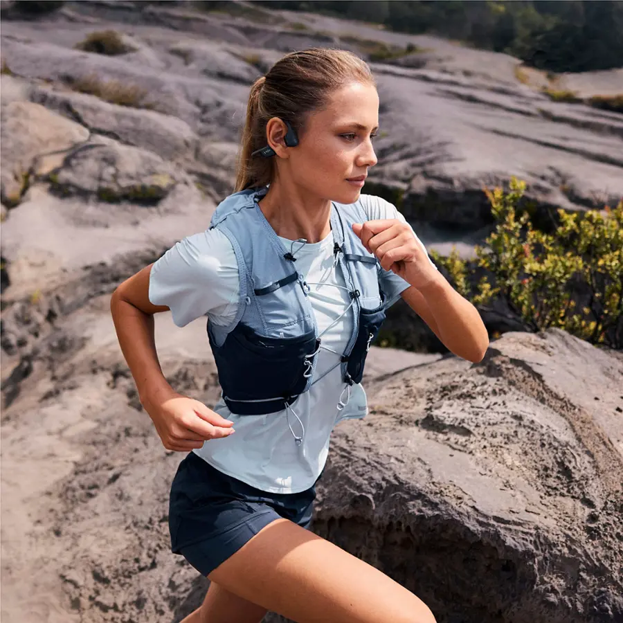 Alt View 14. Shokz - OpenRun Pro 2 Bone Conduction Sports Headphones - Black.