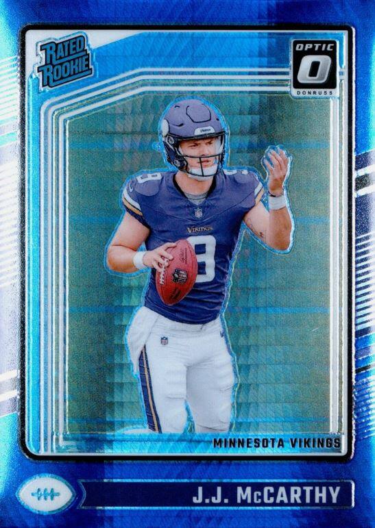 RATED ROOKIE  
OPTIC 0  
DONRUSS  

MINNESOTA VIKINGS  
J.J. McCARTHY