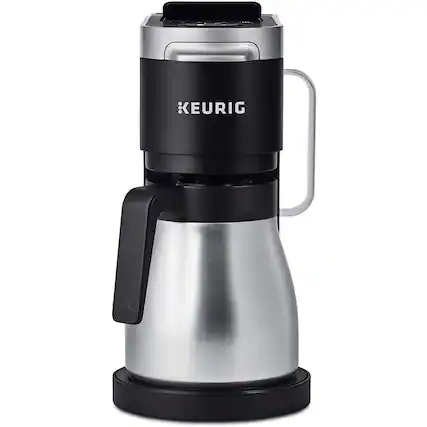 Front. Keurig - K-Duo Plus Single Serve and Carafe Coffee Maker K-DUO - Black.