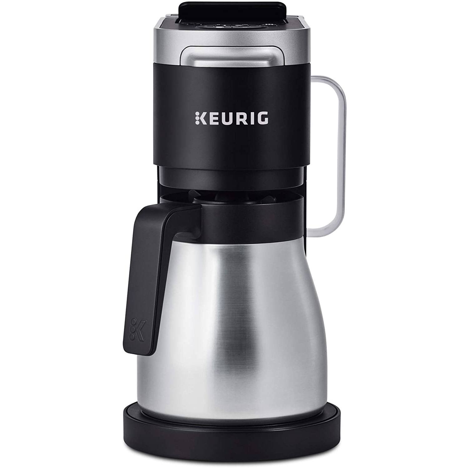 Front. Keurig - K-Duo Plus Single Serve and Carafe Coffee Maker K-DUO - Black.