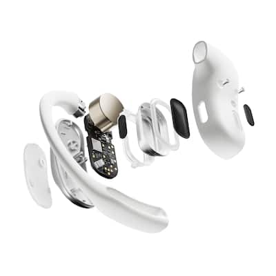 Shokz OpenFit Air Open Ear True Wireless Earbuds White T511-ST-WT Shokz OpenFit Air Open Ear True Wireless Earbuds White T511-ST-WT
