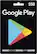 Front. Google Play - $50 Gift Card - Black.