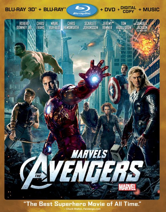 Marvel's The Avengers [4 Discs] [Includes Digital Copy] [3D] [Blu-ray/DVD]  [Blu-ray/Blu-ray 3D/DVD] [2012] - Best Buy
