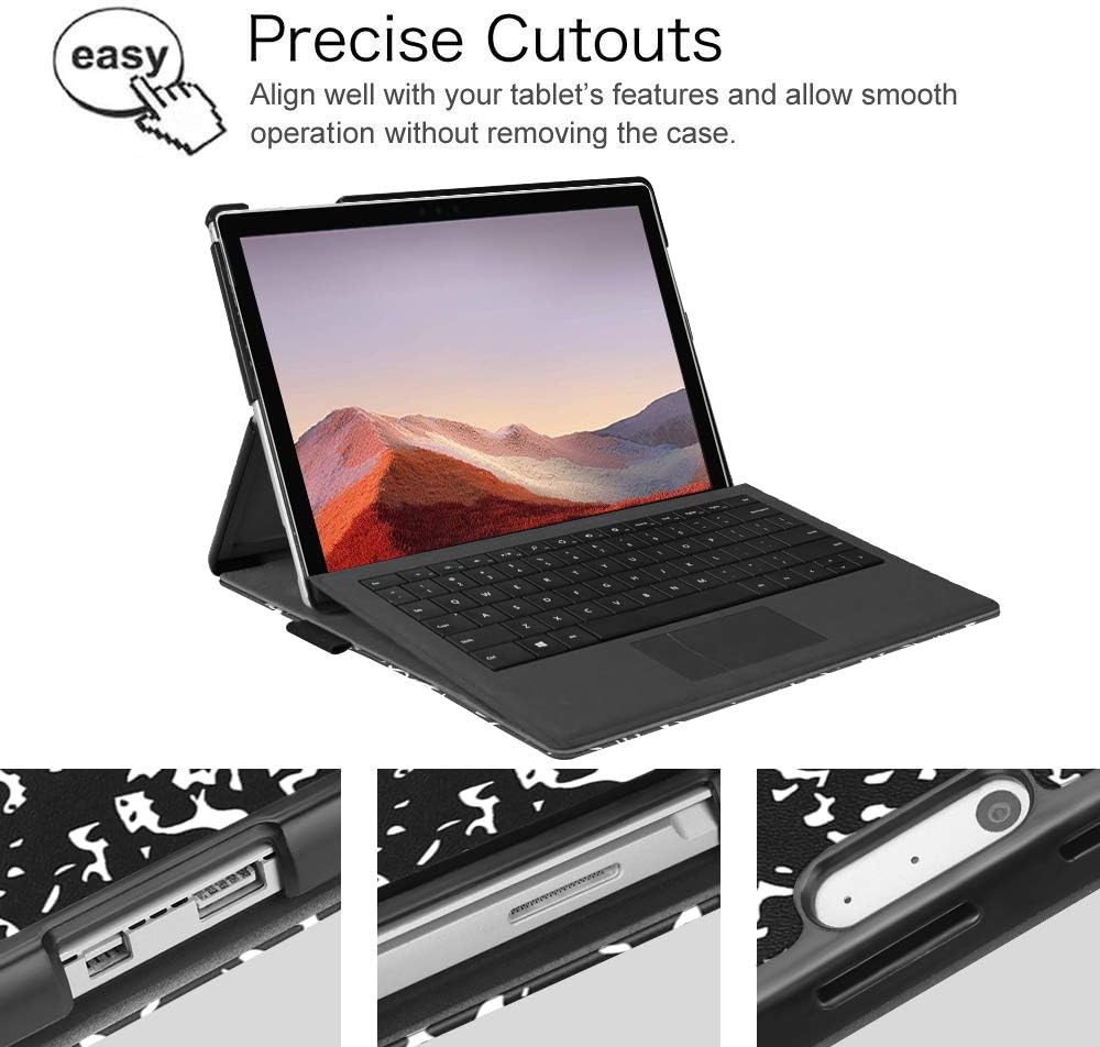 easy Precise Cutouts  
Align well with your tablet's features and allow smooth operation without removing the case.