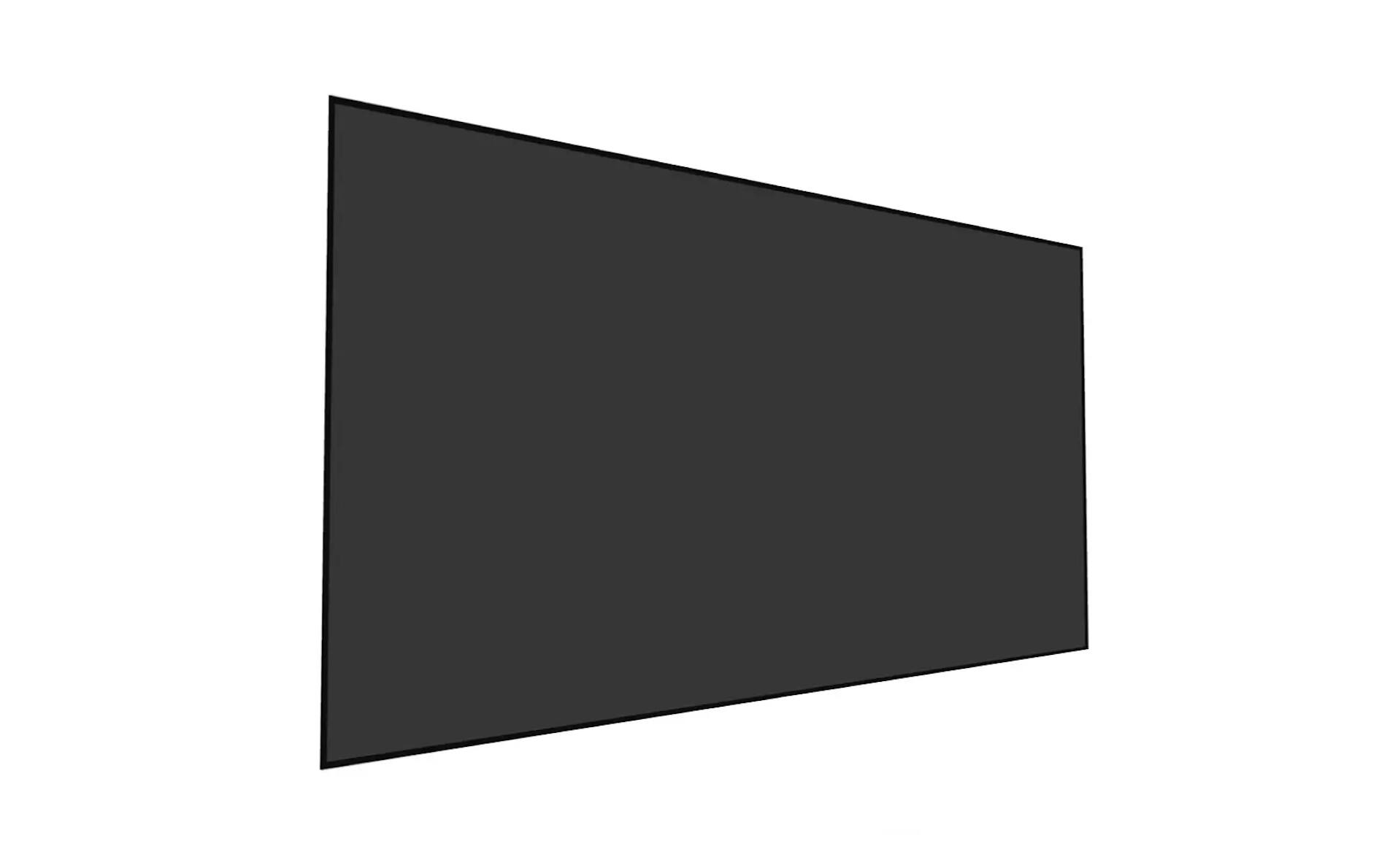 Angle. Screen Innovations - Zero Edge – 16:9 – 120” – Black Diamond 1.4 Gain Ambient Light Rejecting (ALR) Projector Screen - Black.
