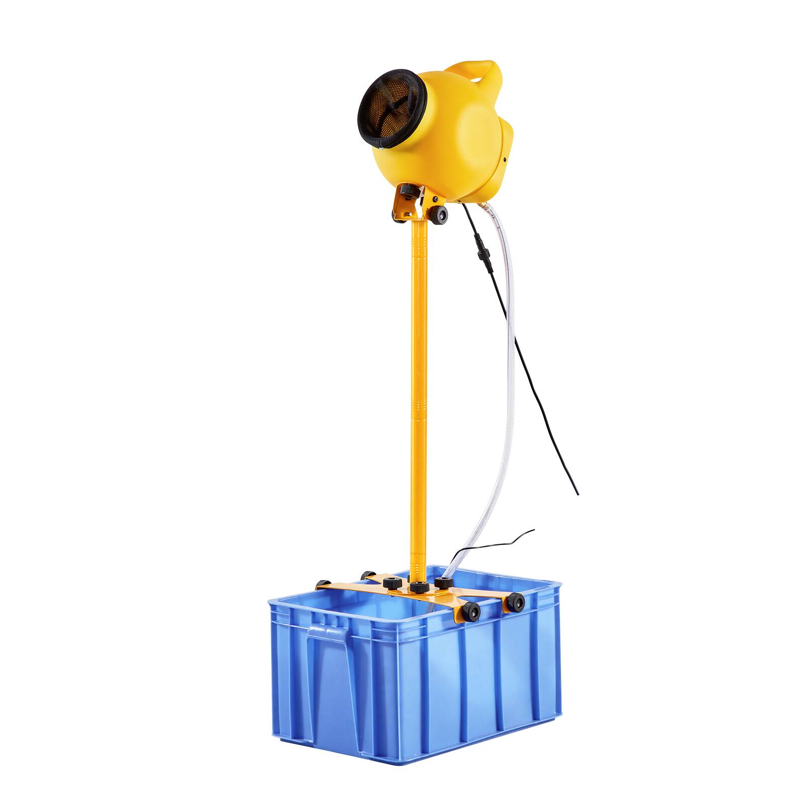 Alt View 5. VEVOR - Foam Machine, Adjustable Angle Control Foam Cannon Party Machine, Bubble Cannon with 37QT Water Tank, Stable Vertical - Yellow.