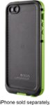 Front. LifeProof - nüüd Case for Apple® iPhone® SE, 5s and 5 - Lime/Smoke.