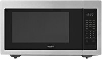 Whirlpool - 1.6 Cu. Ft. Full-Size Microwave - Stainless Steel - Front_Zoom