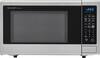 Sharp - Carousel 1.4 Cu. Ft. Mid-Size Microwave - Stainless steel-Front_Standard