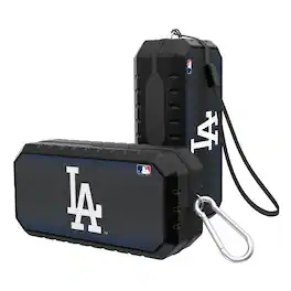 Keyscaper - Los Angeles Dodgers Water Resistant Linen Print Bluetooth Speaker - Black