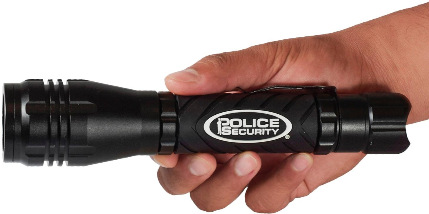 Police Security 45 Lumen LED Flashlight Black 98325 - Best Buy