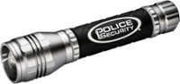 Front Zoom. Police Security - 1800 Lumen Elite LED Flashlight - Silver.
