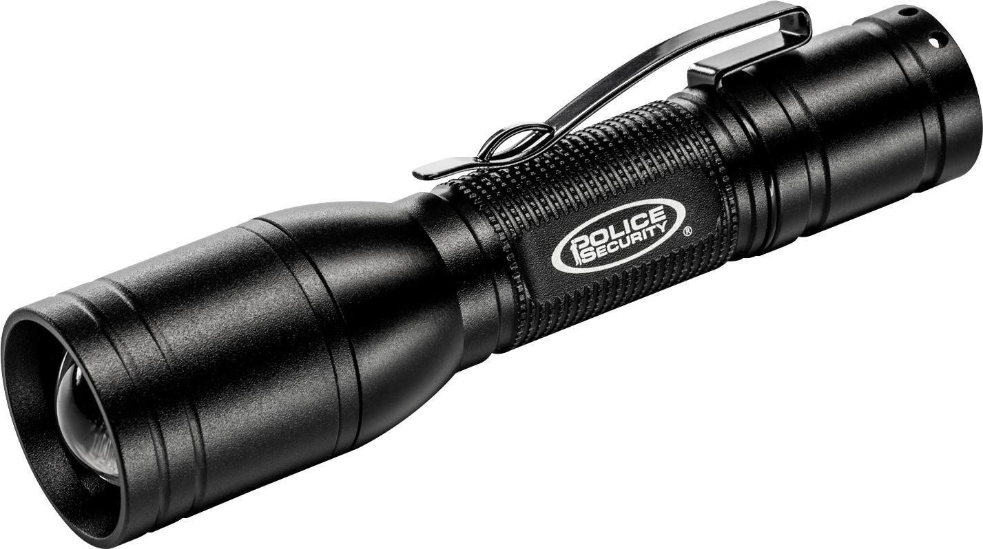 Tredje forvirring En skønne dag Police Security 120 Lumen LED Flashlight Black PS-99815 - Best Buy